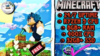 Free 247 Minecraft server host with 6gb ram  Ryzen 9 ultra smooth server  ELITE HOSTING [upl. by Ponton]