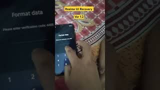 realme ui recovery problem  realme ui recovery version 12  short realme realmeupdate [upl. by Bettye88]