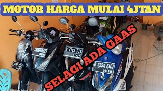 MOTOR BEKAS CIKARANG MULAI 4JTAN SAPAI 14 JTAN [upl. by Laerdna977]