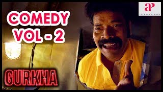 Gurkha Movie  Full Comedy Scene  Part 2  Yogi Babu  Elyssa  Ravi Mariya  Devadarshini [upl. by Huang415]