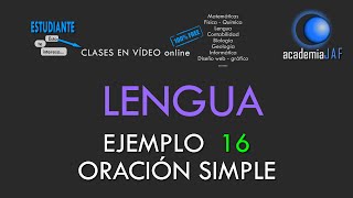 Sintaxis de SE LO en oración analizada sintácticamente a modo de ejemplo 16  Lengua  academia JAF [upl. by Afital]