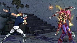 Jean Pierre Polnareff Part 5 vs Diavolo Hard AI  JoJos Bizarre Adventure All Star Battle R [upl. by Demeyer]