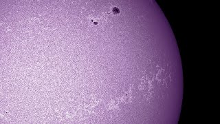 Utraviolet sun – First light of Antlia CaK II 3nm filter [upl. by Hercules]