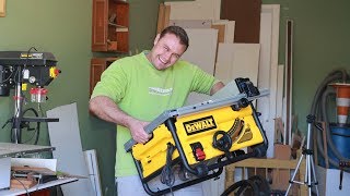 Dewalt DW 745 e primeiros cortes [upl. by Dumah215]