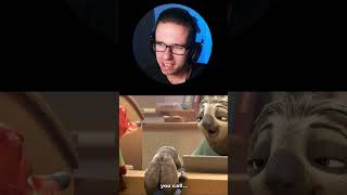 First Time Watching Zootopia DMV SLOTH Scene Reaction shorts [upl. by Keriann]