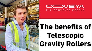 Coveya’s telescopic gravity rollers explained [upl. by Nolasba]