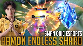 AAMON WITH DEADLY ENDLESS SHARD  5MAN ONIC ESPORTS [upl. by Adnoma]