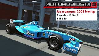 Automobilista 2  Formula V10 Gen2  Jacarepaguá 2005 hotlap [upl. by Salazar]