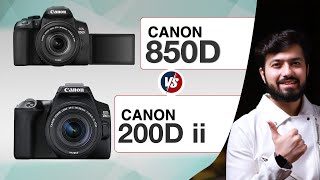 Canon 200D Mark ii Vs 850D  Best Canon Entry Level Dslrs in 2020 [upl. by Ahsinrac595]