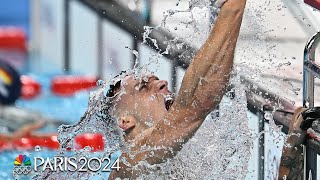 How Caeleb Dressel and Team USA SMASHED the field for America’s first gold in Paris  NBC Sports [upl. by Idnyl]