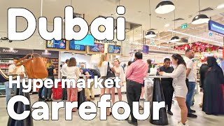 Dubai 🇦🇪 Carrefour Supermarket Food Prices 4K Walking Tour [upl. by Treb]