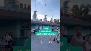 Let’s Rope Drop Hollywood Studios disneyparks disneyvlogs hollywoodstudios ropedrop wdw [upl. by Jammie263]