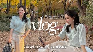 SUB 11월 vlog l 겨울 쇼핑 언박싱 해요💕  청담샵 피부 광 내는 베이스 GRWM🍯  가을 피크닉 막차🍁  7개월 봉사 수료💪  내가 쓴 첫번째 책📚 [upl. by Chatterjee]