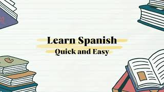 Learn Spanish Quick and Easy  Days Months and Seasons [upl. by Ilajna]