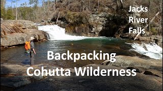 Backpacking Cohutta Wilderness Jacks River Falls [upl. by Evod476]