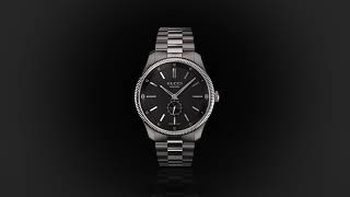 Gucci GTimeless 40mm Black Stainless Steel Automatic Bracelet Watch [upl. by Odericus]