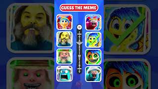 Guess The Meme Song  Inside out  Memes Sing A Song In Different Universes meme memesong shorts [upl. by Schuman]