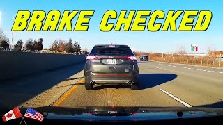 SUV BRAKE CHECKS AFTER DRIVER LETS HIM PASS [upl. by Riva526]