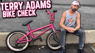 Flatland BMX LEGEND  Terry Adams Bike Check [upl. by Eceinehs935]