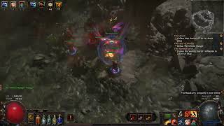 Path of Exile 318 Sentinel League Boss fight  Writhing Invitation  The Infinite Hunger [upl. by Nnarefinnej843]