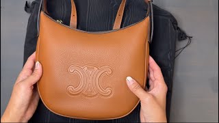 Unboxing of the new Celine small Heloise Cuir Triomphe bag [upl. by Flower996]