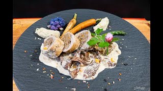 PAUPIETTE DE VEAU A LA CREME DE GIROLLES amp MORILLES [upl. by Akram]