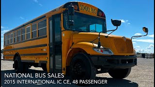 2015 International IC CE 48 Passenger  National Bus Sales [upl. by Lugo204]