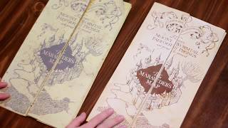 Marauders Map Comparison  DIY Full Size Replica OLD vs NEW [upl. by Aitrop]