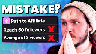 How Twitch Affiliate STOPS You From Growing [upl. by Ajaj533]