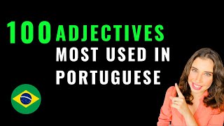 100 basic adjectives in Portuguese with carioca and paulista accent [upl. by Alvis]