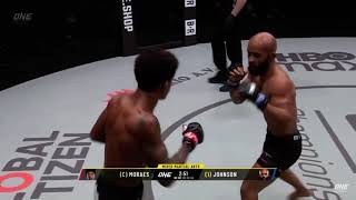 Adriano Moraes KO’s Demetrious Johnson [upl. by Aivatan]