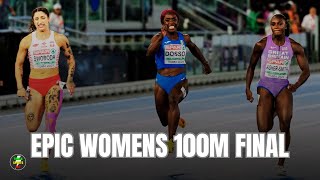 2024 Zurich Interview With Dina Ashersmith womens 100m  Wanda Diamond League [upl. by Adnolahs]