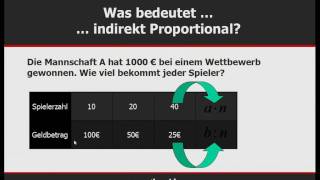 Indirekte Proportionalität umgekehrt proportional  Mathe kostenlos lernen [upl. by Selestina]