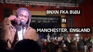 Bnxn Buju Shutsdown Manchester Live For ‘Sincerely BNXN Tour’ Concert Date [upl. by Ramsa955]