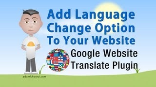 Website Language Translator Google Plugin Tutorial Add Code and Style [upl. by Meeker]