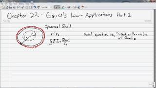 0703 Chapter 22 Gausss Law Applications Part 1 [upl. by Lyn]