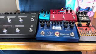 Mooer Ocean Machine  Strymon Cloudburst into Boss Katana [upl. by Lyrpa]