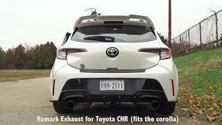 Corolla Hatch Exhaust remark for CHR [upl. by Sims]