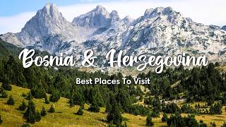 BOSNIA amp HERZEGOVINA TRAVEL 2024  15 Beautiful Places To Visit In Bosnia amp Herzegovina [upl. by Alad]