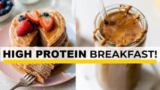 5 HEALTHY BREAKFAST IDEAS  easy highprotein recipes [upl. by Haral]