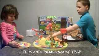 Elefun and Friends Mouse Trap Game Demonstration [upl. by Rima146]