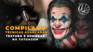 Compilado Técnicas Incríveis para Tatuagem Realista em 10 Minutos [upl. by Beka631]