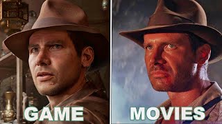 Indiana Jones and the Great Circle Game vs Movie Comparison [upl. by Zelazny]