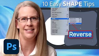 10 Easy Shortcuts When Working With Shapes in Photoshop  Adobe Photoshop [upl. by Nivad]