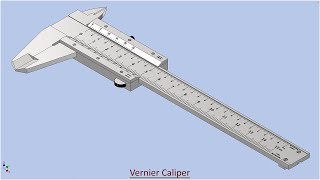 Vernier Caliper Volume1  Autodesk Inventor Tutorial [upl. by Geer]