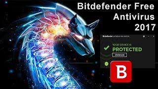 Bitdefender Free Antivirus 2017  How To Install [upl. by Trahern101]