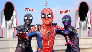 VENOM amp PURPLE HERO  WE NEED TO HELP SPIDERMAN   Superheroes Funny Movie  By FLife TV [upl. by Llerrad765]