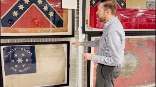 Historic Civil War Flag Collection  BehindtheScenes Look [upl. by Otrebile982]