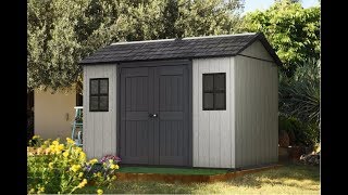 Keter Oakland 1175SD Outdoor Garden Storage Shed [upl. by Gnilyam]