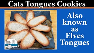 Cats Tongues Cookies recipe [upl. by Llednik]